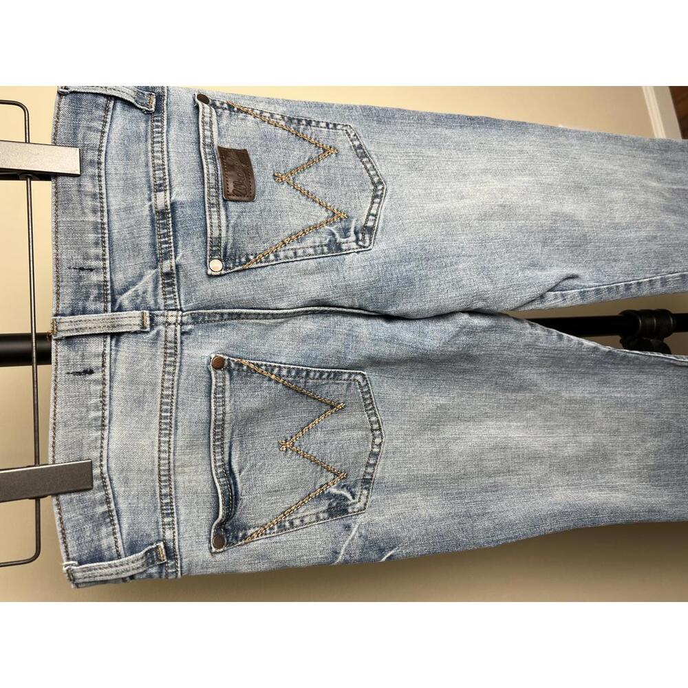 Wrangler Retro Girls High-Waisted Jeans Size 16 – Relaxed Boot - Picture 4 of 5